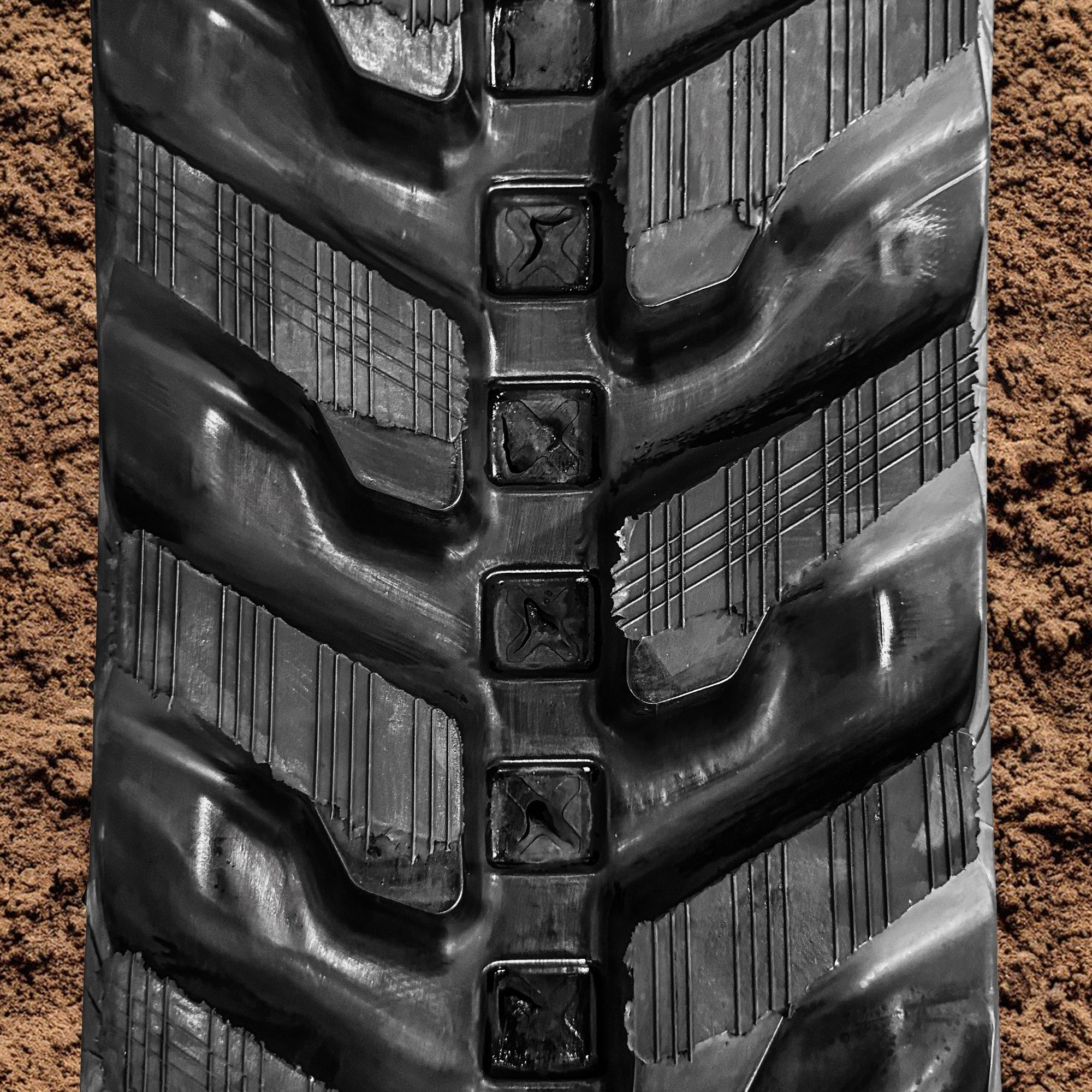 L Tread Rubber Track Replacement for Mini Excavators