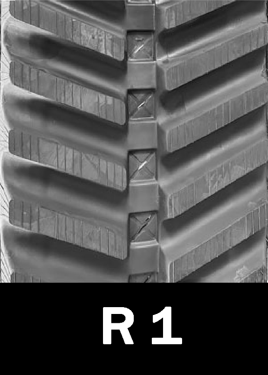 Ditch Witch RT115 Heavy Duty Rubber Track - R1 Conventional Tread