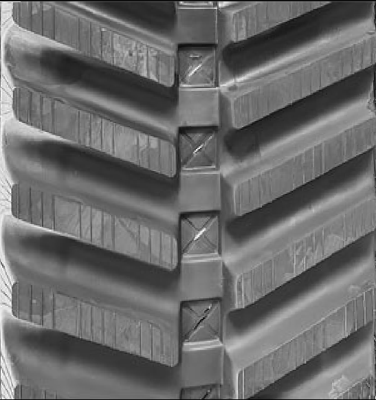 Vermeer RTX1250 Heavy Duty Rubber Track - Chevron Tread Pattern