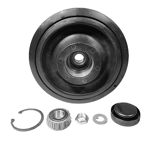 Caterpillar 257 10" DuroForce Rear Wheel Assembly With Complete Bearing Kit