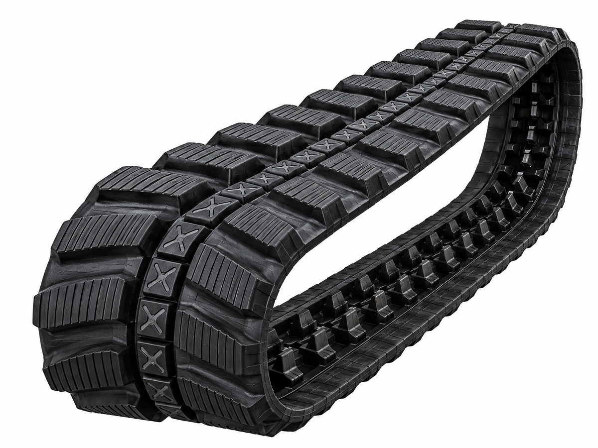 Rippa NDI625 Premium Heavy Duty Rubber Track - Split Block Turf Friendly Tread Pattern