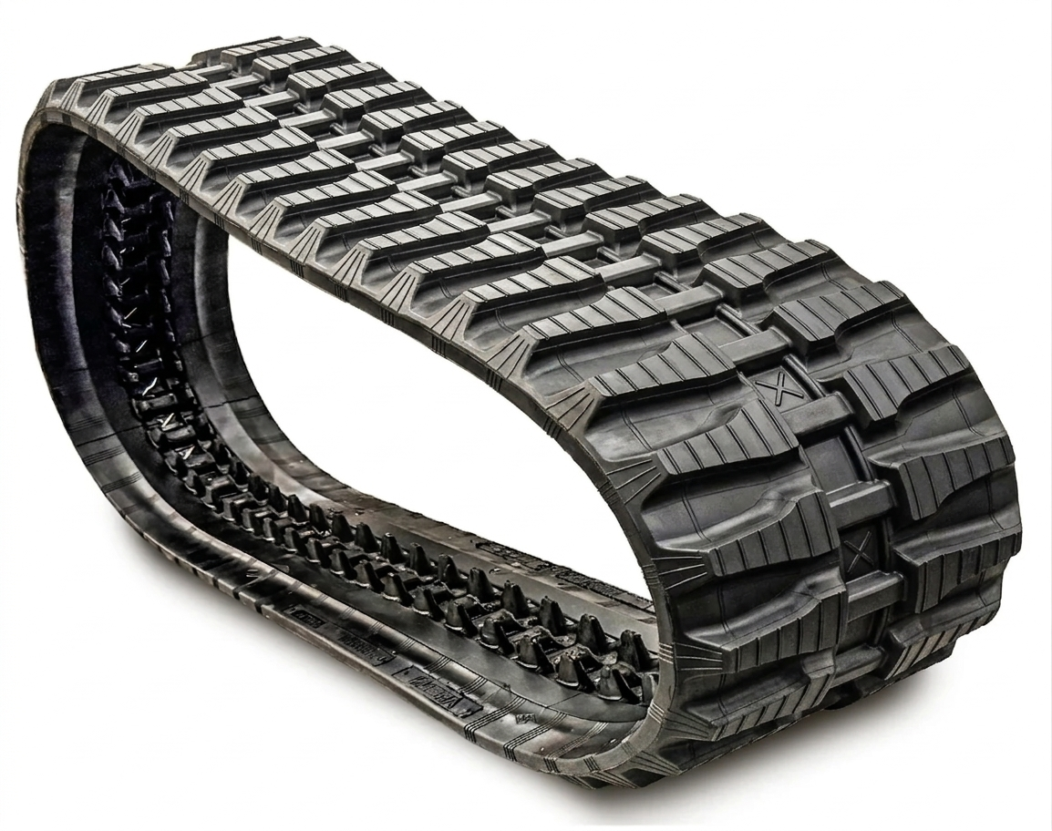 MachPro MP20 Mini Excavator Heavy Duty Rubber Track - Split Block Turf Friendly Tread Pattern