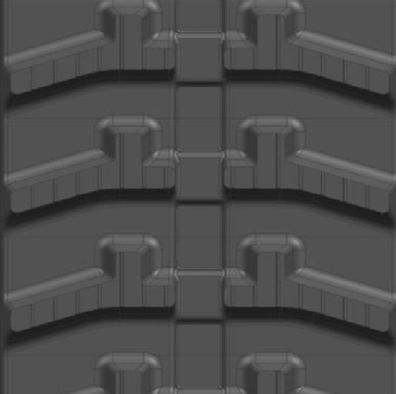 180x60x42 Heavy Duty Rubber Track - L Lug Tread Pattern