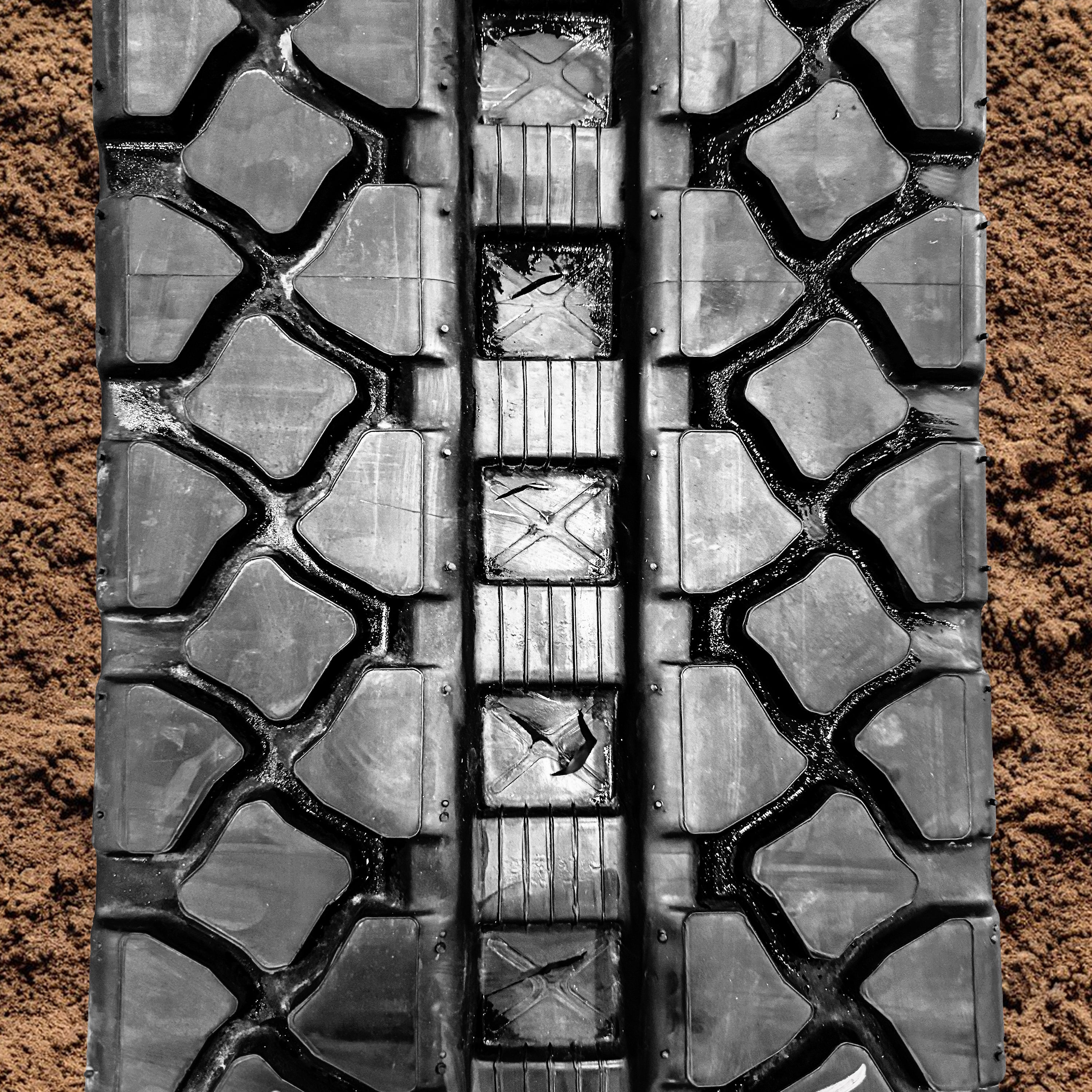 Bobcat T630  Heavy Duty Rubber Track - Turf Tread Pattern