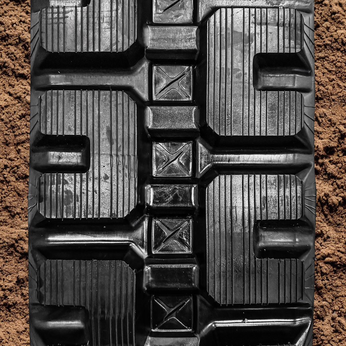 Track Patterns 400x86x50 Skid Steer Heavy Duty Rubber Track - C-Lug Tread Pattern
