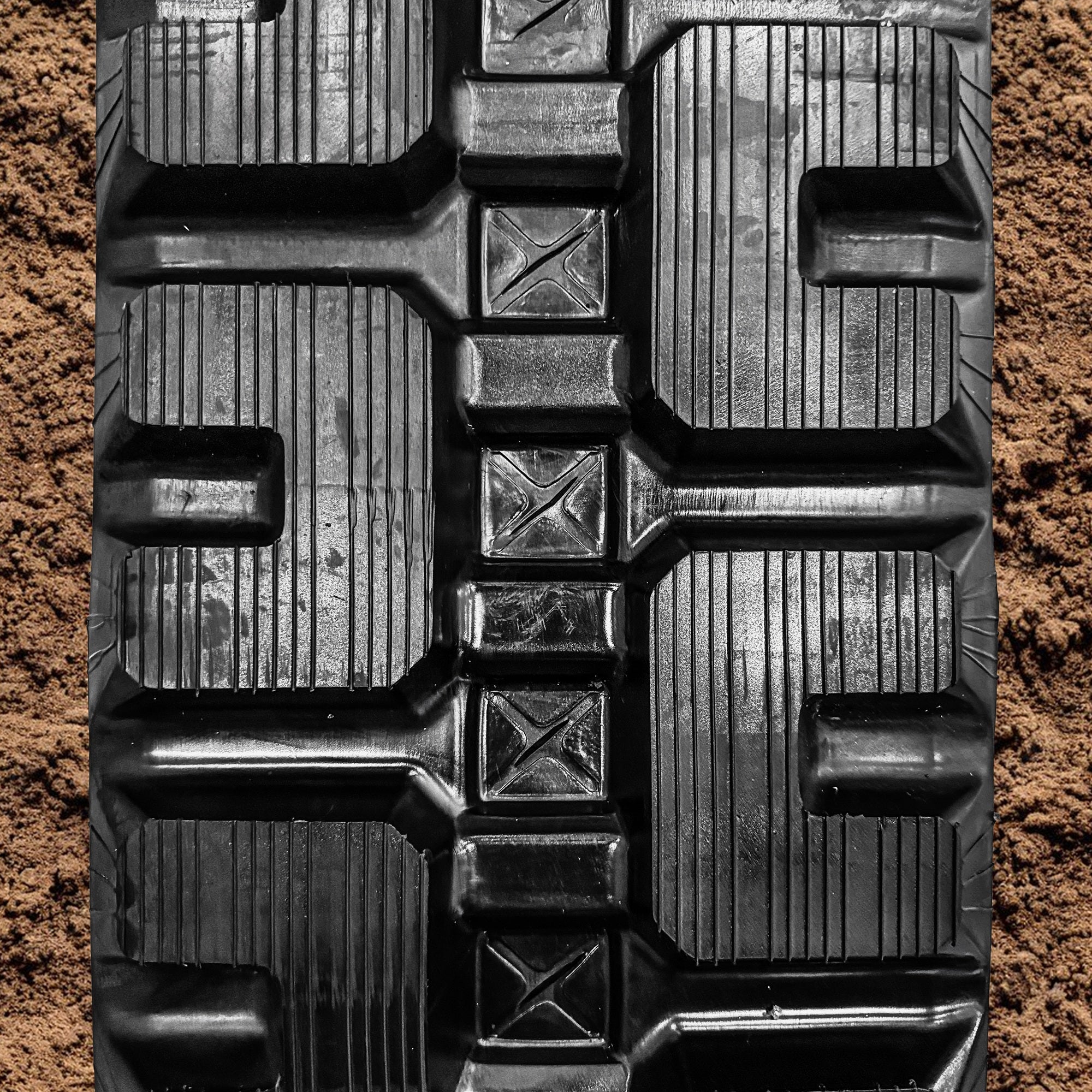Skid Steer or Compact Track Loader C Lug Tread Pattern Replacement Rubber Track
