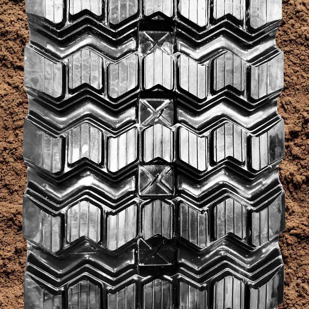 Block Pattern Tracks Premium Rubber Tracks for Skid Steers, Track Loaders & Mini Excavators