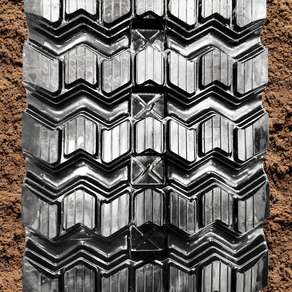 Track Patterns Gehl RT185 Premium Heavy Duty Rubber Track - Zig Zag Tread Pattern