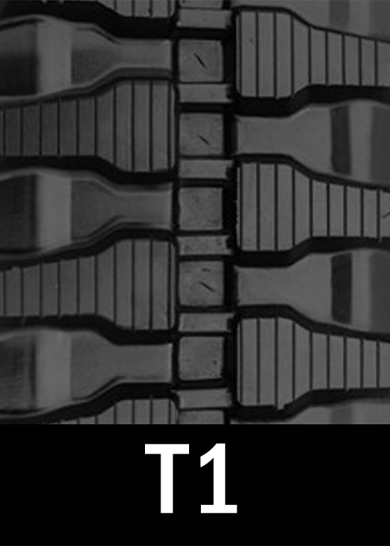 Kubota KX121-2  Premium Heavy Duty Rubber Track - L Tread Pattern
