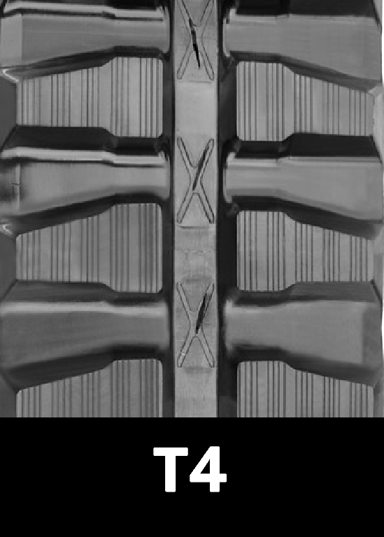 Takeuchi TB2150  Heavy Duty Rubber Track - L Tread Pattern