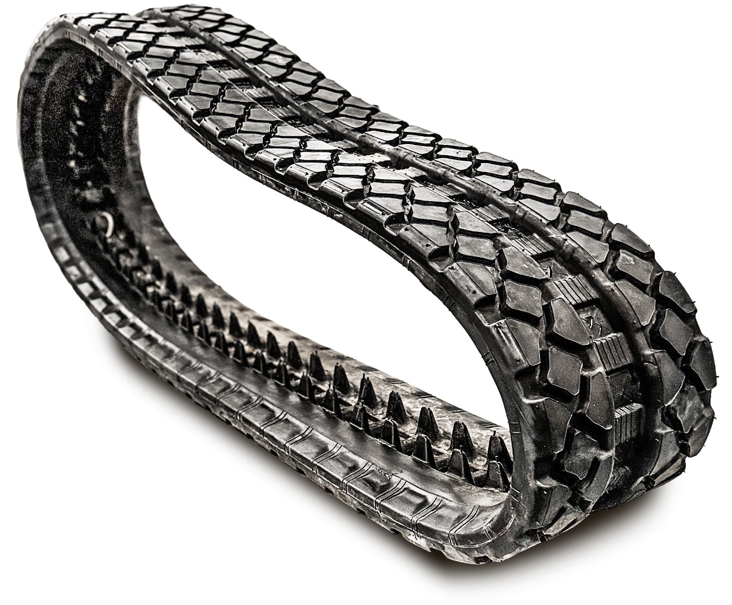 Caterpillar 259D  Heavy Duty Rubber Track - Turf Tread Pattern